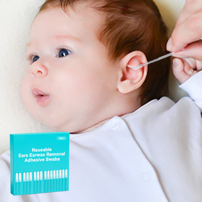 Bâtonnets Lavables pour l’Hygiène des Oreilles – Boîte de 24