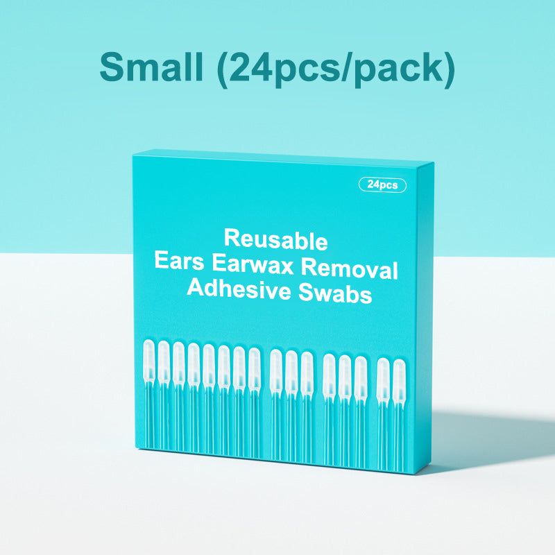 Bâtonnets Lavables pour l’Hygiène des Oreilles – Boîte de 24