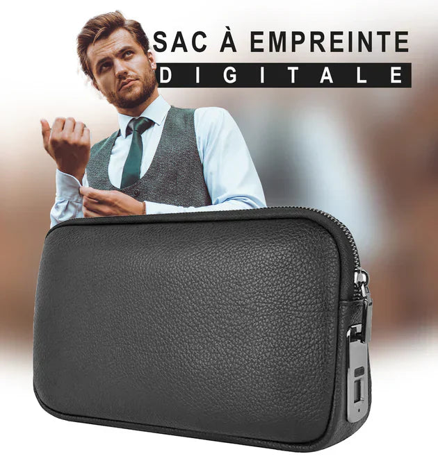 Sac En Cuir à Empreinte Digitale