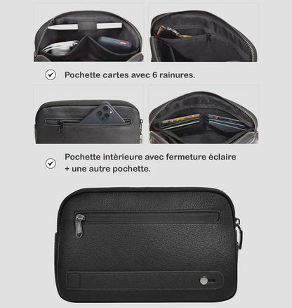 Sac En Cuir à Empreinte Digitale