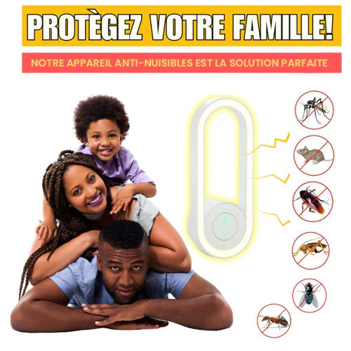 RÉPULSIF À ULTRASONS POUR NUISIBLES