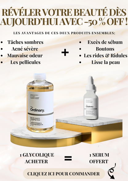 Acide glycolique 240ml = 1 Serum offert (BN)